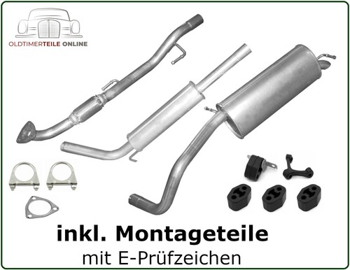 Komplette auspuffanlage ohne - komplette,
