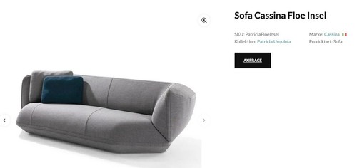 Designersofa cassina patricia - designersofa,