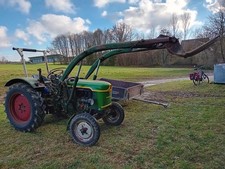 Deutz F2L612 mit Frontlader