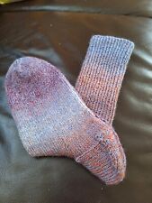 Socken 39-42 Color handgestrickt aus Sockenwolle von Lana Grossa. Unikat