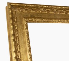 Holzrahmen mit Blattgold Art