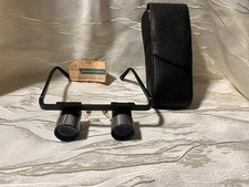 Alte Lupenbrille ROW   Vergrößerungsbrille  Lupe mit tasche