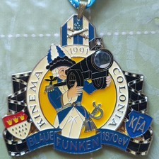 Karnevalsorden 1991 Kölner Funken-Artillerie Blau-Weiß 1870 e.V. Blaue Funken