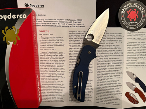 Spyderco sage5 g10 - g10, spy27