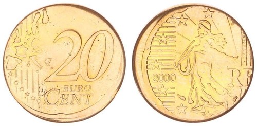 Frankreich fehlprägung - frankreich, 20