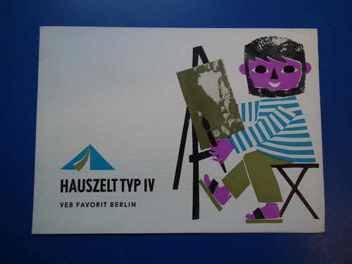 Ddr werbung hauszelt typ - werbung, -hauszelt