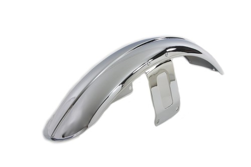 Chrome front fender with - chrome,