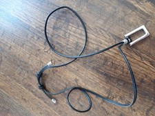 Sonnenbrillen Kette Brille am Hals tragen Schmuckkette Leder Schwarz modern 