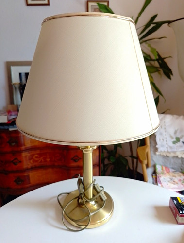 Tischlampe messing gold mit - tischlampe, messing/gold