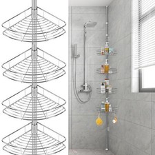 Duschablage Höhenverstellbar Duschregal Teleskopregal Teleskop Eckregal Badregal
