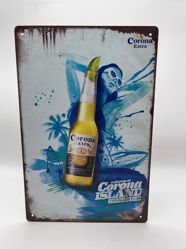 Blechschild corona 20x30cm - blechschild,