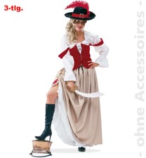 Piratenbraut, Rock, Bluse +