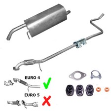 Auspuff  + Montagezubehör KIT