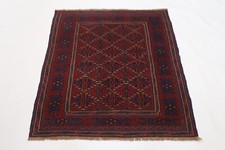 4 x 4 Fuß Roter Teppich Kelim