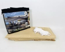 Sonnenschutz/Sonnensegel, Garten BalkonWetterschutz wasserabweisend, 2x2m, Beige