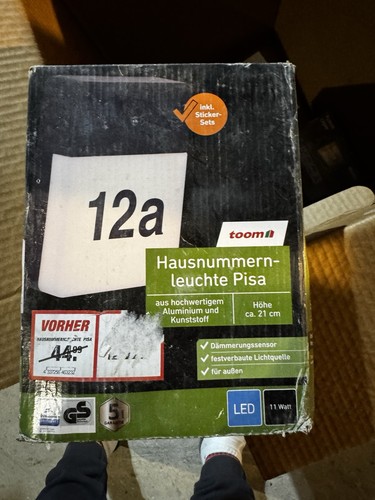 Hausnummernleuchte pisa neu - pisa,