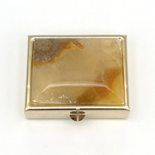 Vintage Pillendose Onyx Marmor