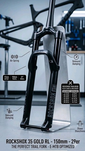 Rockshox federgabel - 35, –