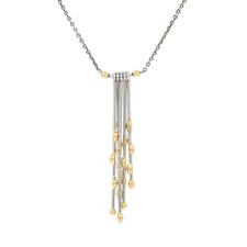 Collier aus 950er Platin mit