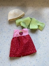 Haba Puppe Kleiderset Erdbeere