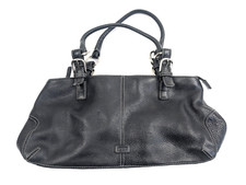 JOOP Handtasche Damen Schwarz Leder Henkeltasche 40 x 20 x 8 cm Mittel