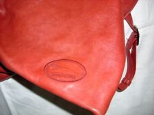 borella® Exquisite Rucksack Bag Ledertasche Umhängerucksack Damen Echt Leder Rot