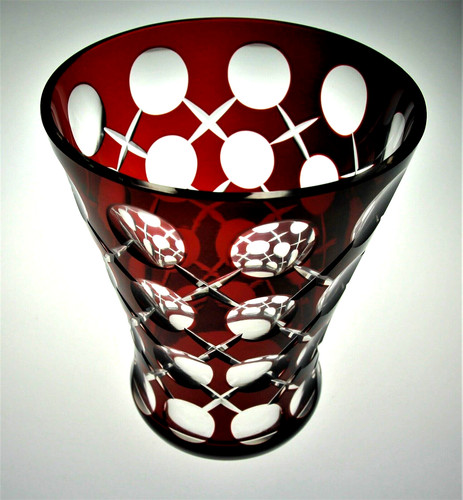 Vase kristall wiener - kristall, secession