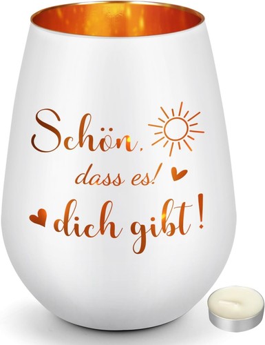 Windlicht glas geschenk für - windlicht,