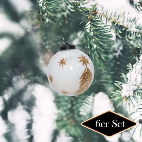 Premium weihnachtskugel glas - premium,