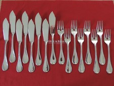 ROBBE UND BERKING FRANZÖSISCH PERL 150,   16 FISCH  BESTECK