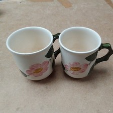 Villeroy Boch Wildrose 2 Kaffeebecher Gebraucht Bitte Lesen