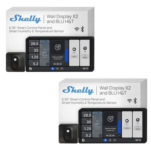 Shelly smart wall display - wall,
