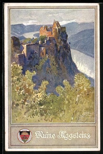Aggstein motiv der ruien - der,