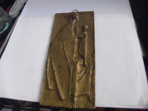 Bronze platte madonna 1988 - platte,