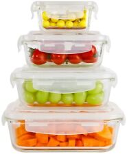 Frischhaltedosenset Glas Aufbewahrungsboxen Frischhalte Dosen Glasbehälter