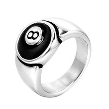 8 Ball Rocker Herren Ring