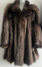 DESIGNER echt PELZ kurz Mantel Silberfuch Pelzjace Kurzpelzjacke, Jacke Gr. S-M