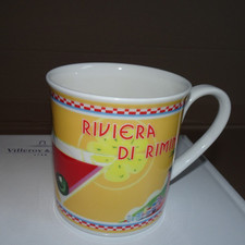 V & B Tasse  „Riviera di Rimini“ Becher Villeroy & Boch Retro selten
