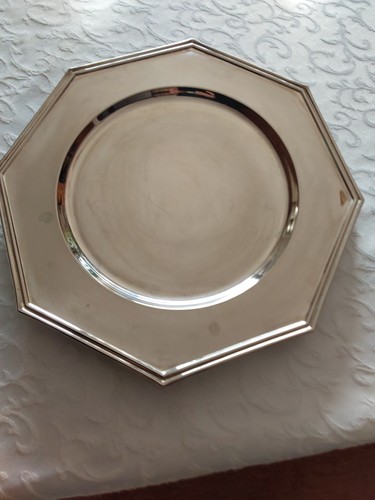 Platzteller versilbert - 6,