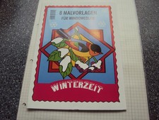 8 Malvorlagen für Windowcolor***Winter Motive***TOP