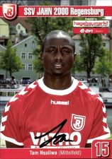 Autogrammkarte Fußballer Tam Nsaliwa, SSV Jahn Regensburg, Autogramm - 11319507