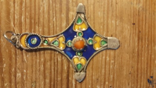 Berber kreuz anhänger boghdad - anhänger,