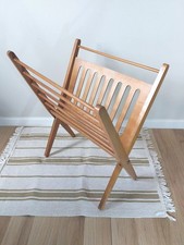 Mid Century Magazin Gestell entworfen von Cees Braakman, UMS Pastoe, Birkenholz  