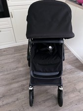 Bugaboo Fox 2 – Komplettset Schwarz – Babywanne, Sportsitz & Regenverdeck