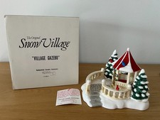 Departmant 56 The Original Snow Village “Village Gazebo” Schneedorfgebäude 1989