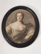 Großer Ovaler schwarzer