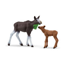 Schleich® Wild Life 42603 Elchkuh mit Kalb by Wessels 24