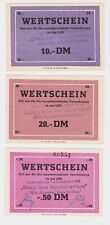 3 Banknote DDR LPG Geld "Sieg