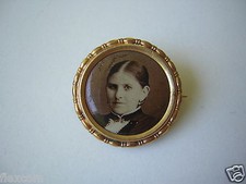 Antike Brosche Foto Bild Rund