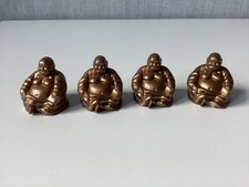 4 kleine Buddhas als Deko oder zum Spielen